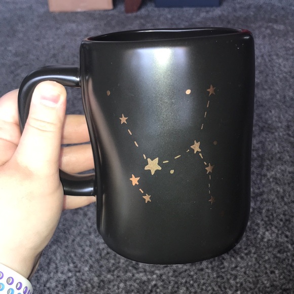 RARE! Rae Dunn Zodiac Sign SAGITTARIUS black mug - Picture 2 of 6